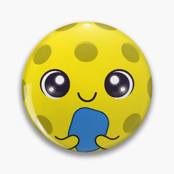 Item preview, Cute Kawaii Pickleball Ball Holding Paddle designed and sold by ItsTheBeaz.