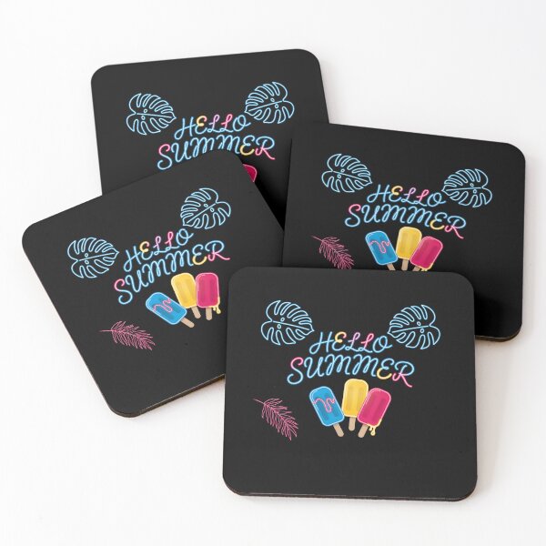 Item preview, Hello Summer Vacation Ice Cream Sunny Holiday with Frozen Treats designed and sold by Redgiant87x.