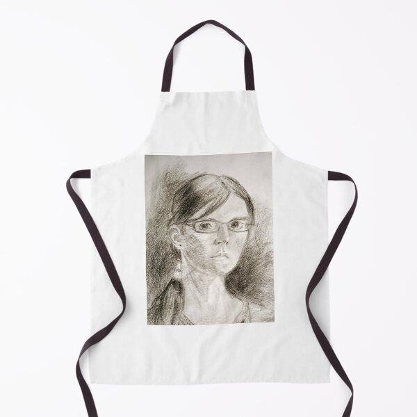 Item preview, Portrait Sketch of Woman with Glasses designed and sold by Bywai.
