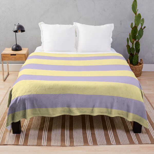 Item preview, Uneven Stripes in Yellow and Lilac designed and sold by LAEC-Shop.