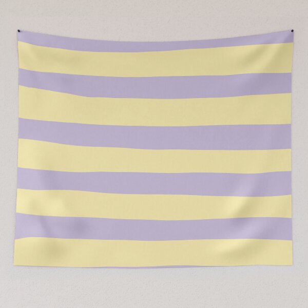 Item preview, Uneven Stripes in Yellow and Lilac designed and sold by LAEC-Shop.