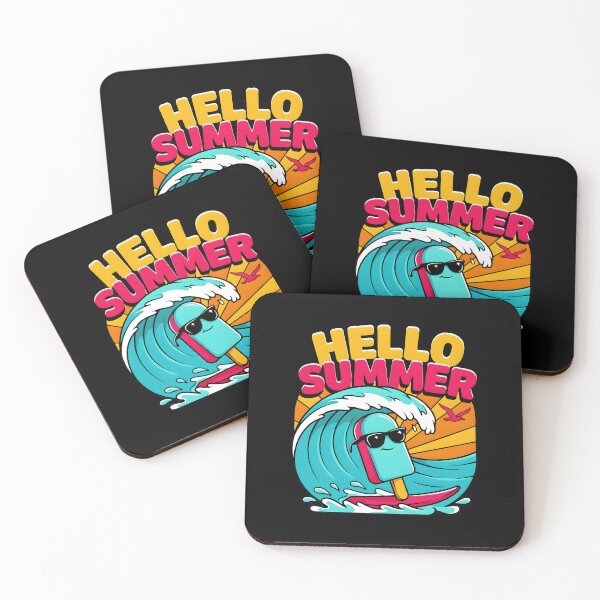 Item preview, Hello Summer Vacation Ice Cream Cute Summer Dessert Holiday designed and sold by Redgiant87x.