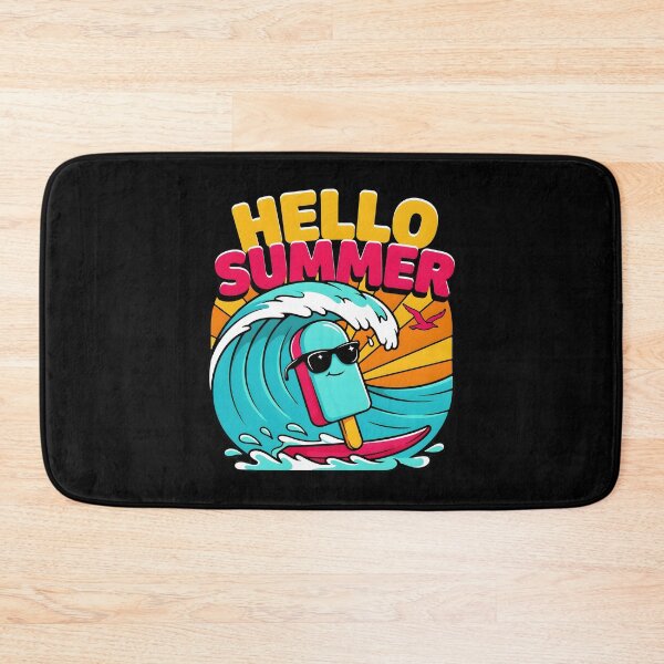 Item preview, Hello Summer Vacation Ice Cream Cute Summer Dessert Holiday designed and sold by Redgiant87x.
