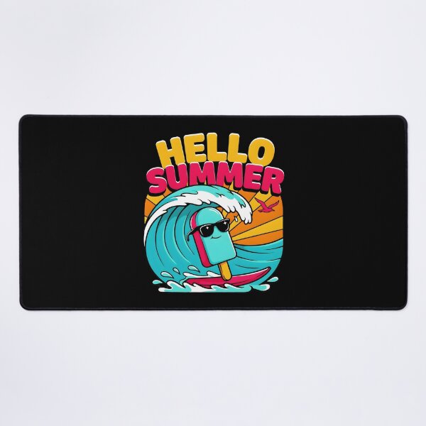 Item preview, Hello Summer Vacation Ice Cream Cute Summer Dessert Holiday designed and sold by Redgiant87x.