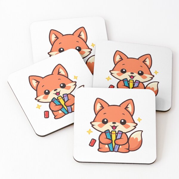 Item preview, Fox with Markers designed and sold by foryouandyours.