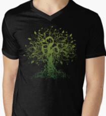 Meditate, Meditation, Spiritual Tree Yoga T-Shirt Men's V-Neck T-Shirt
