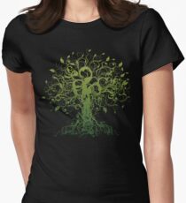 Meditate, Meditation, Spiritual Tree Yoga T-Shirt Women's Fitted T-Shirt