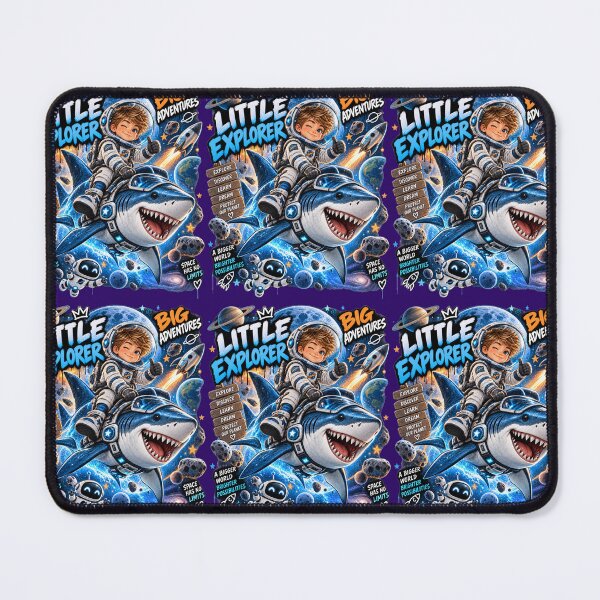 Item preview, Space Shark Adventure Boy designed and sold by MONIKA08 DESIGN.