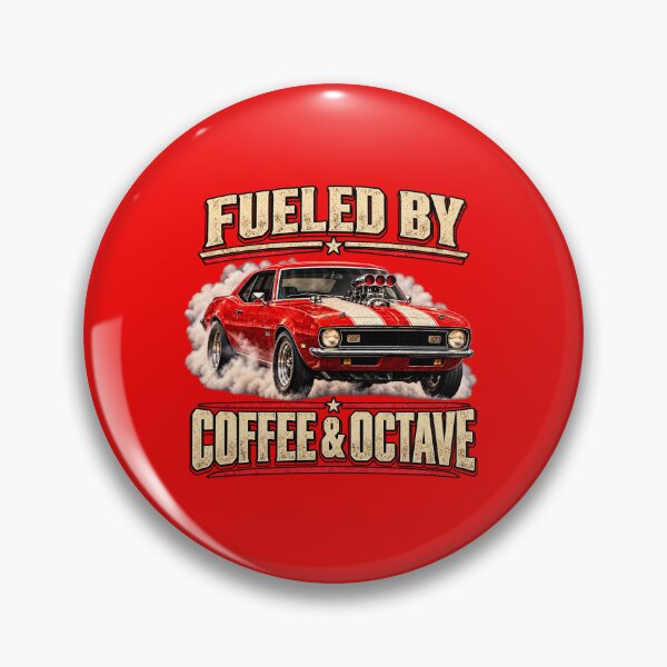 Item preview, Fueled By Coffee & Octane Muscle Car T-Shirt designed and sold by TZehrfeldPhotos.