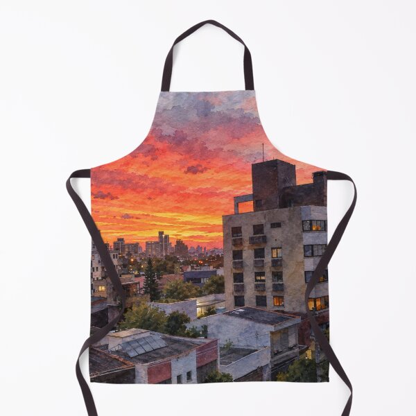 Item preview, Sunset in town designed and sold by Carol-arts-.