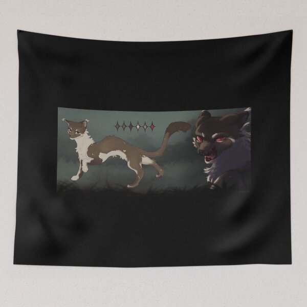 Item preview, Fierce Canine Portrait with Glowing Red Eyes designed and sold by Fibi-studio.