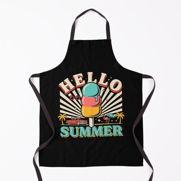Item preview, Hello Summer Vacation Ice Cream Retro Summer Holiday Aesthetic designed and sold by Redgiant87x.