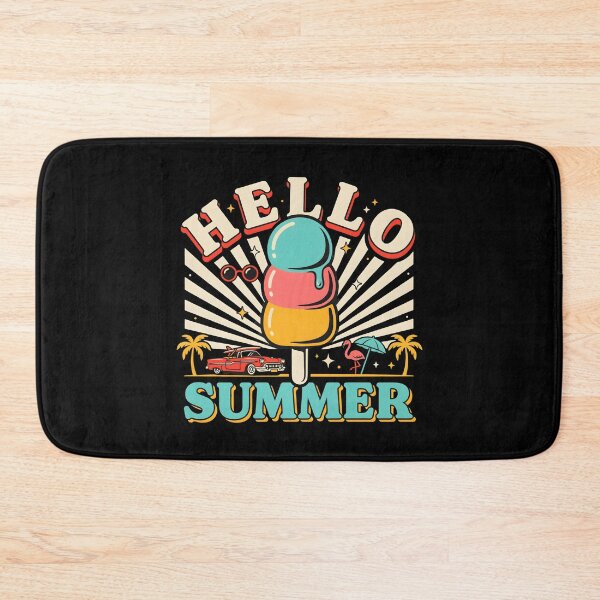 Item preview, Hello Summer Vacation Ice Cream Retro Summer Holiday Aesthetic designed and sold by Redgiant87x.