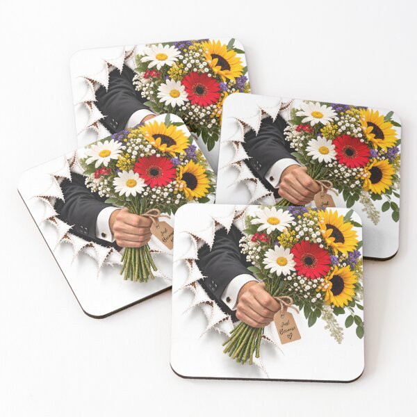 Item preview, Just Because Flower Bouquet 3D Burst Graphic designed and sold by TheVibeBottle.