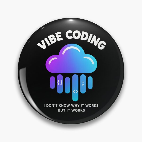 Item preview, Vibe Coding Funny AI Programmer Gifts designed and sold by DeliqBrands.