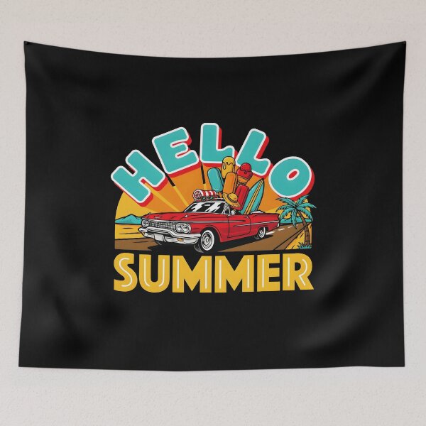 Item preview, Hello Summer Vacation Ice Cream Fun Holiday for Ice Cream Lovers designed and sold by Redgiant87x.