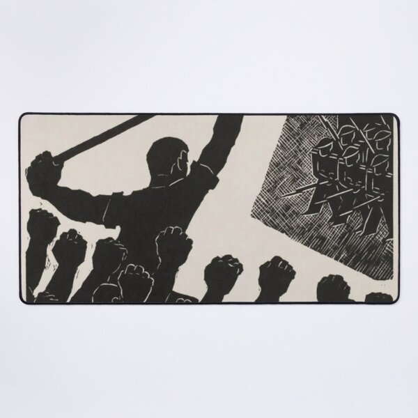 Item preview, Internationalisme Socialism Socialist Authentic Vintage Fine Art Print designed and sold by Cool Robot Bro..