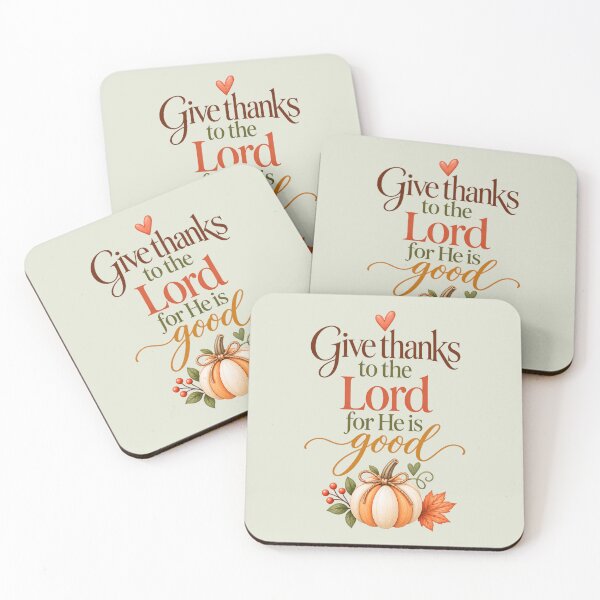 Item preview, Give Thanks to the Lord – Christian Thanksgiving Pumpkin Design designed and sold by HO•Designs.