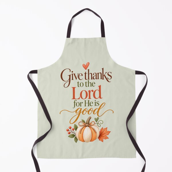 Item preview, Give Thanks to the Lord – Christian Thanksgiving Pumpkin Design designed and sold by HO•Designs.
