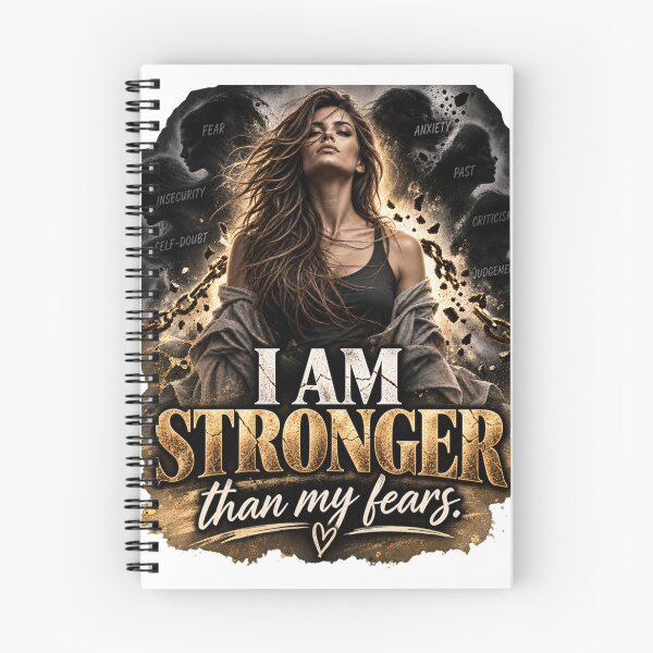 Item preview, Stronger Than My Fears Empowerment designed and sold by MONIKA08 DESIGN.