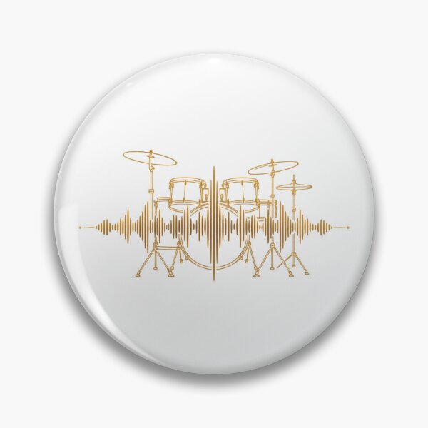 Item preview, Drums SIGNAL GOLD design designed and sold by MusicBeatStore.