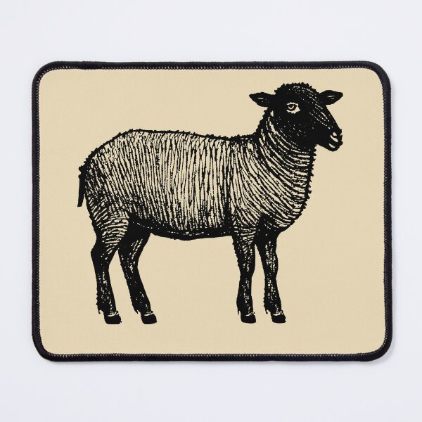 Item preview, New Zealand Sheep Print – Mostly Sheep, Funny Travel Pun Design designed and sold by MarkedArtPrints.