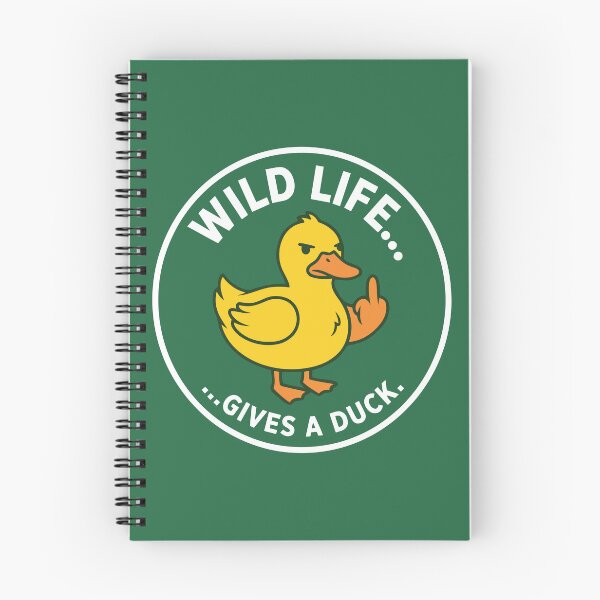 Item preview, Wild Life Gives A Duck Sarcastic Duck Middle Finger designed and sold by Amir Faysal.