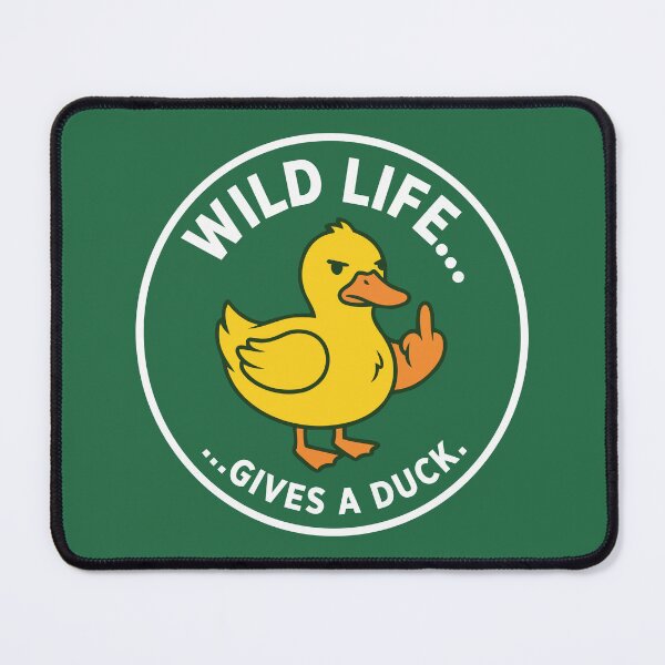 Item preview, Wild Life Gives A Duck Sarcastic Duck Middle Finger designed and sold by Amir Faysal.