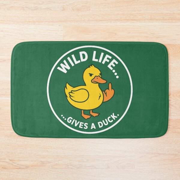 Item preview, Wild Life Gives A Duck Sarcastic Duck Middle Finger designed and sold by Amir Faysal.