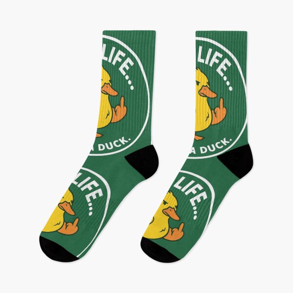 Item preview, Wild Life Gives A Duck Sarcastic Duck Middle Finger designed and sold by Amir Faysal.