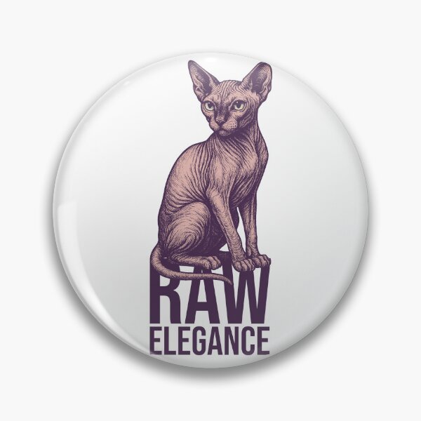 Item preview, Raw Elegance – Sphynx Cat Design designed and sold by xndrlab.