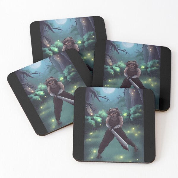 Item preview, Fierce Warrior in the Moonlit Forest designed and sold by Fibi-studio.