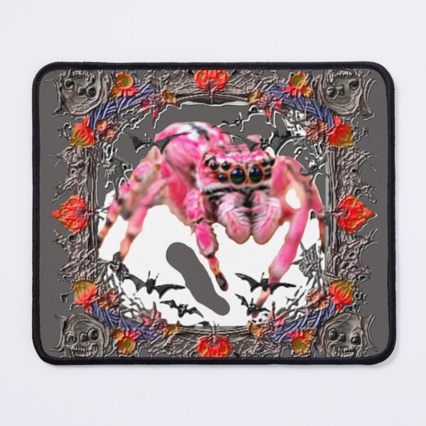 Item preview, halloween framed pink spider colorful halloween framed spider design designed and sold by SmashingDeals.