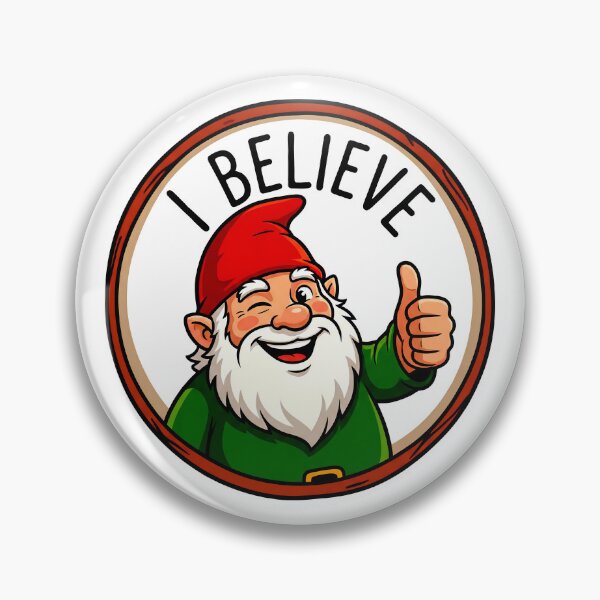 Item preview, I Believe Cheerful Gnome Giving a Thumbs Up designed and sold by ThreadRiotTees.