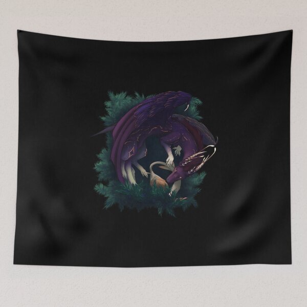 Item preview, Majestic Purple Dragon Embraced by Nature designed and sold by Fibi-studio.
