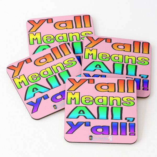 Item preview, Y'all Means All, Y'all designed and sold by OnlyDadsForReal.