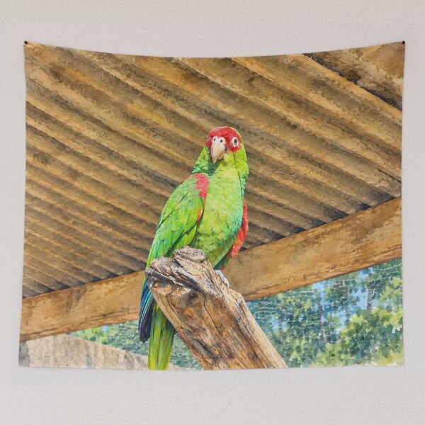 Item preview, Green macaw designed and sold by Carol-arts-.