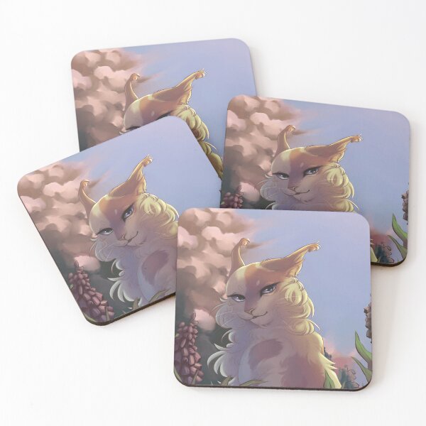Item preview, Majestic Golden Cat in a Floral Landscape designed and sold by Fibi-studio.