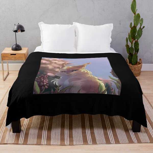 Item preview, Majestic Golden Cat in a Floral Landscape designed and sold by Fibi-studio.