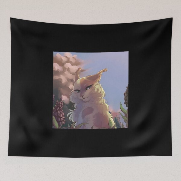 Item preview, Majestic Golden Cat in a Floral Landscape designed and sold by Fibi-studio.