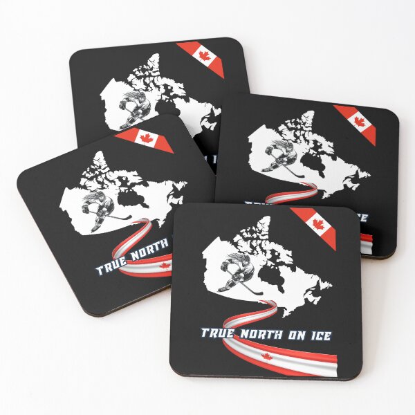 Item preview, True North on Ice – Canada Hockey Vintage Design designed and sold by PowerKanjiFit.