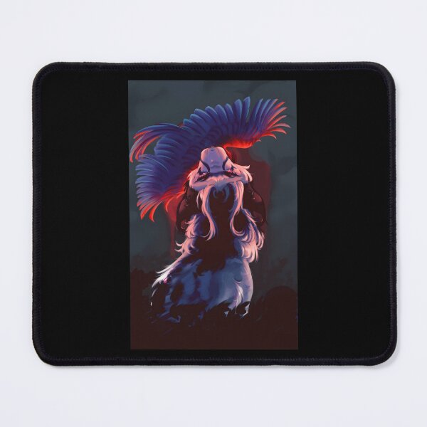 Item preview, ethereal goat with vibrant feathers designed and sold by Fibi-studio.