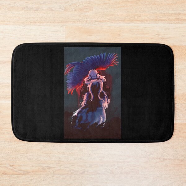 Item preview, ethereal goat with vibrant feathers designed and sold by Fibi-studio.