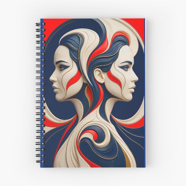 Item preview, Elegant Abstract And Surreal Female Janus Portrait 4 designed and sold by DigitalandPhoto.