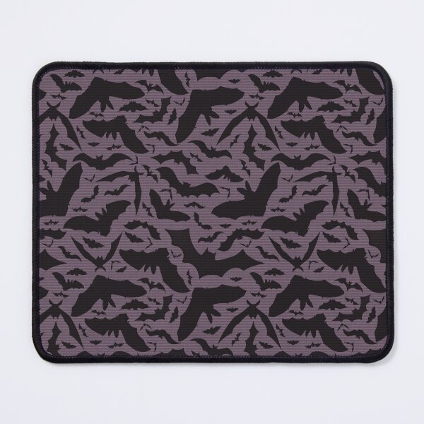 Item preview, Vintage Halloween Bat Pattern Purple and Black designed and sold by AKateWillett.