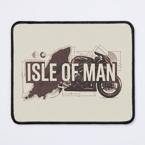 Item preview, Isle of Man TT Superbike Technical Blueprint Map Graphic designed and sold by KiwiRider.