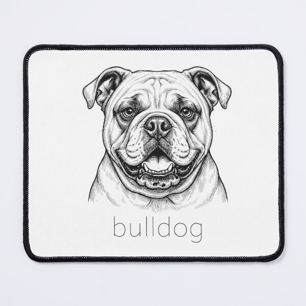 Item preview, Bulldog Illustrative Portrait designed and sold by SUP-R-Ts.