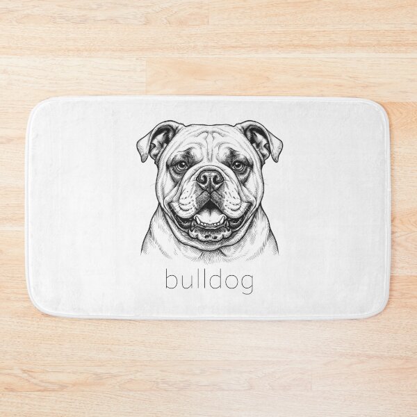 Item preview, Bulldog Illustrative Portrait designed and sold by SUP-R-Ts.