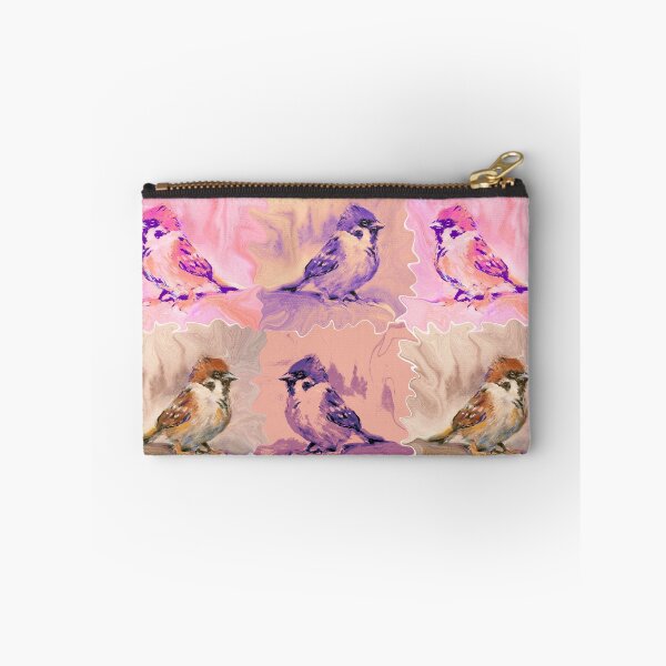 Item preview, Pop Art Sparrow Bird Fluid Seamless Pattern designed and sold by Lukyanovart.