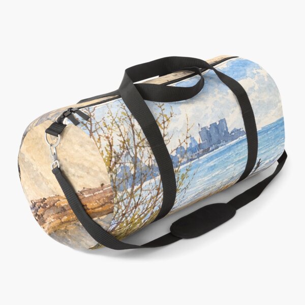 Item preview, Watercolor Coastal Beach Dunes Art designed and sold by SlavaArt.